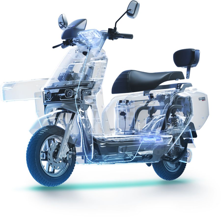 sự đơn giản của xe máy điện