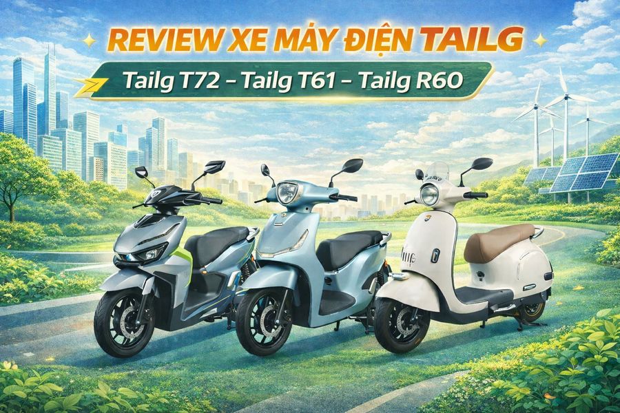 Review xe máy điện TAILG