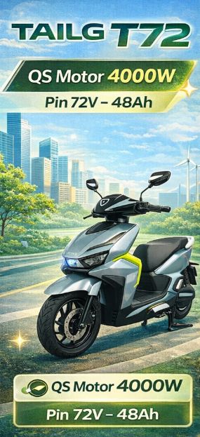 Review xe máy điện tailg t72
