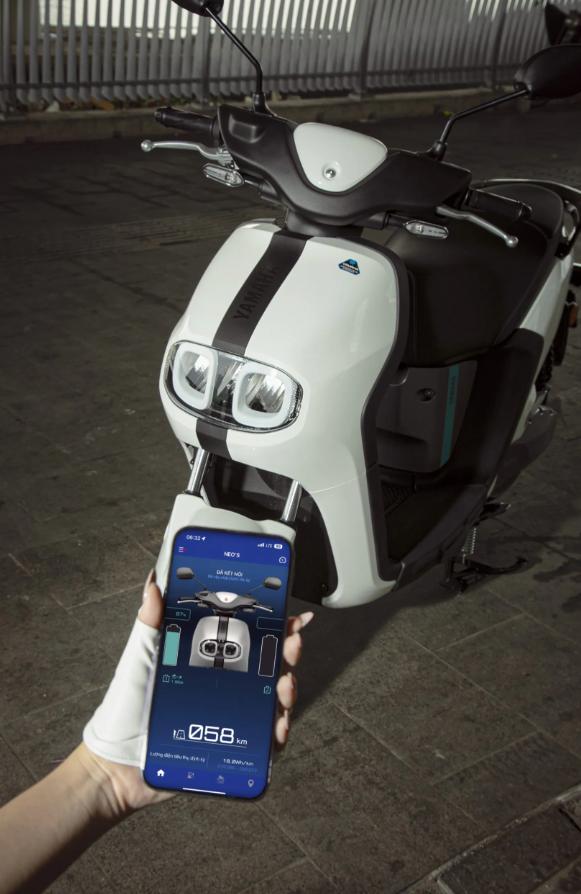app quản lý xe quản lý pin yamaha neos