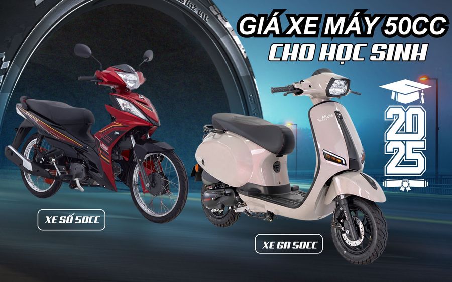 giá xe máy 50cc cho học sinh