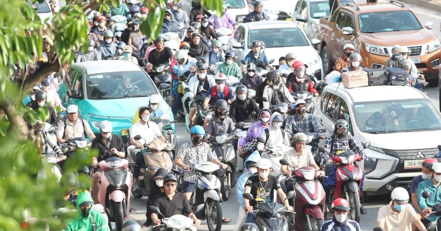 hà nội cấm xe xăng giảm ô nhiễm