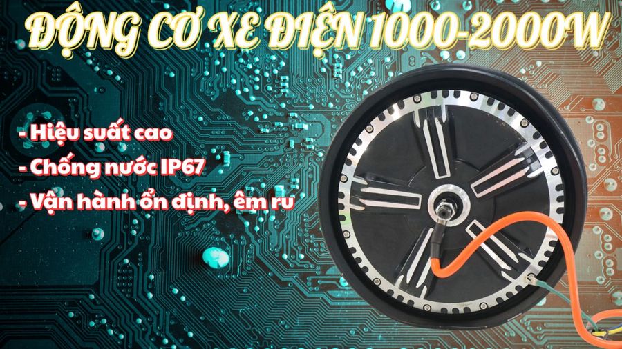 động cơ xe điện công suất 1000-2000w