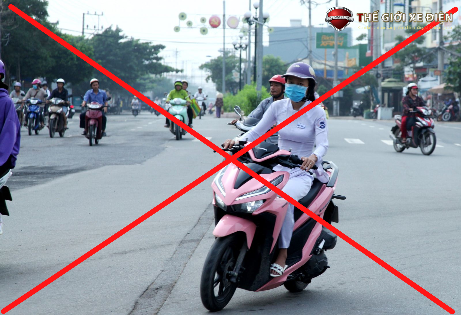 khuyến cáo không nên cho học sinh đi xe máy trên 50cc