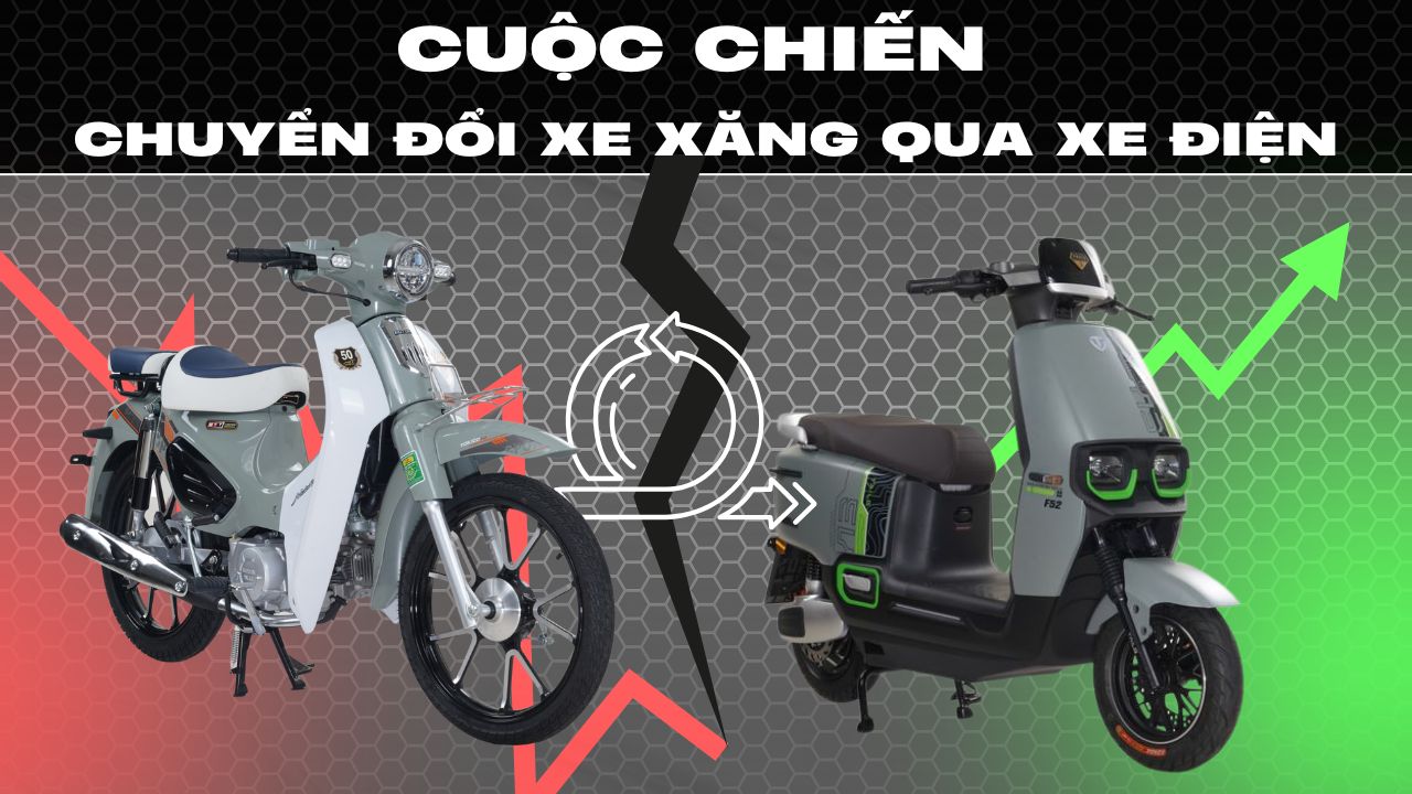 cuộc chiến chuyển đổi xe xăng qua xe điện