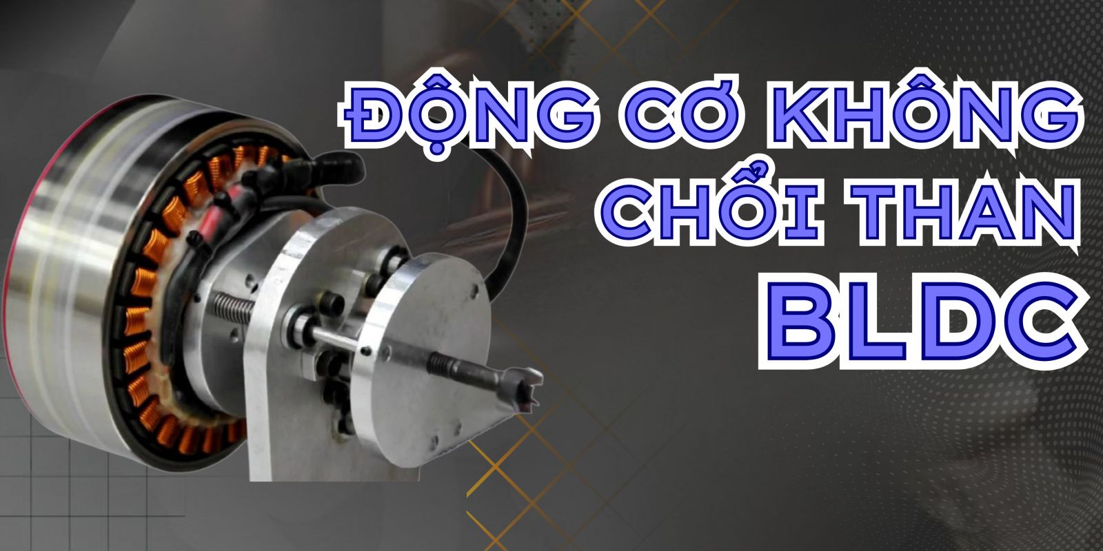 động cơ xe điện loại không chôi than BLDC