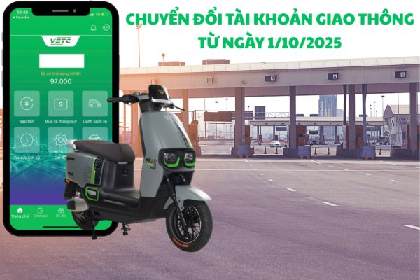 chuyển đổi tài khoản giao thông