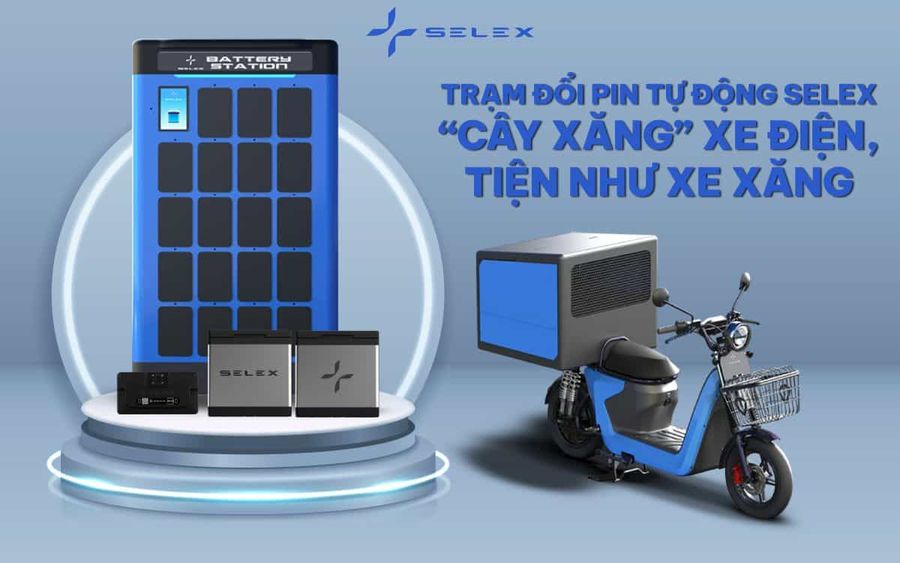 hệ thống trạm đổi pin xe máy điện