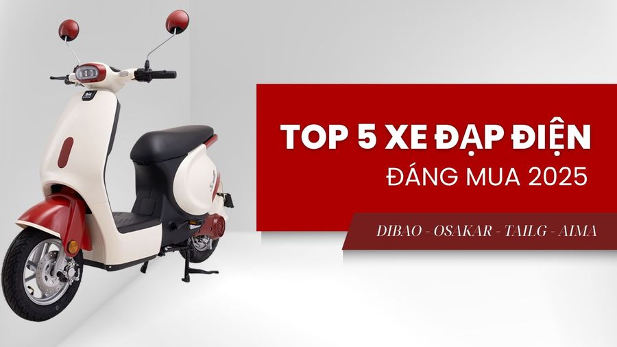 top 5 xe đạp điện đáng mua năm 2025