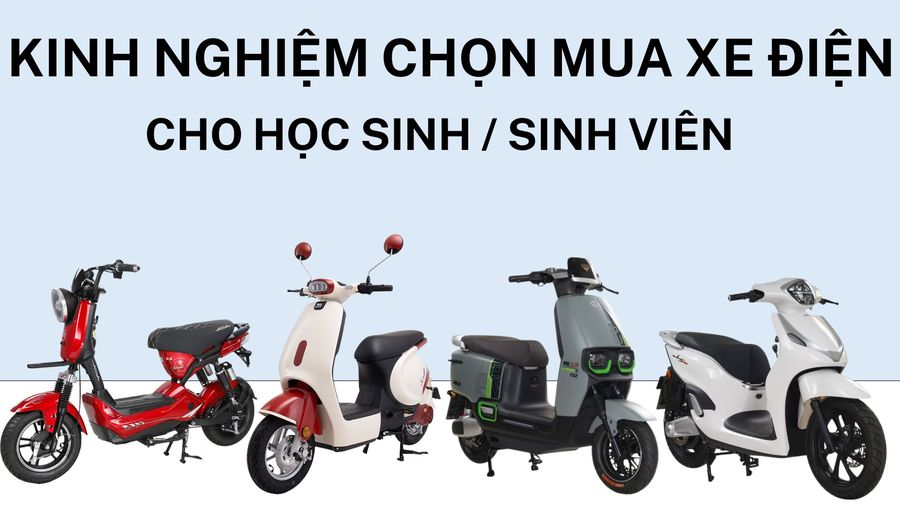kinh nghiệm chọn xe điện cho học sinh