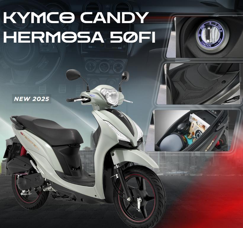 Kymco Candy Hermosa FI đậm chất châu Âu