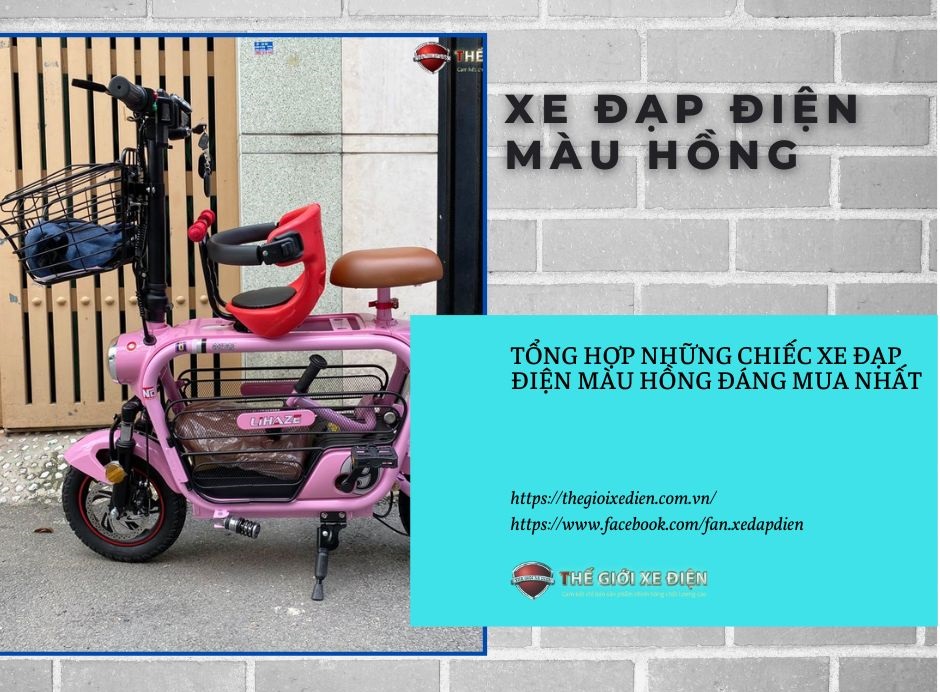 Tổng hợp những chiếc xe đạp điện màu hồng đáng mua nhất