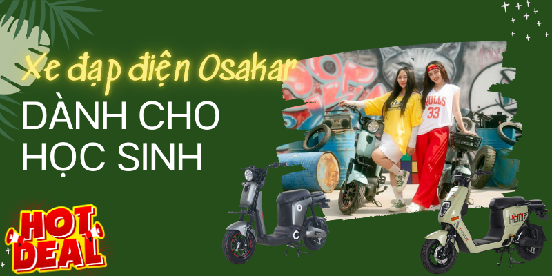 xe đạp điện Osakar dành cho học sinh