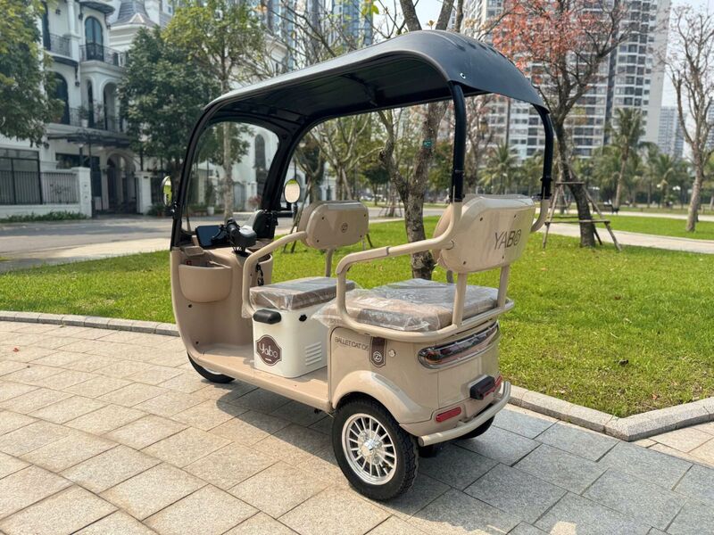 xe điện 3 bánh Yabo Q5 2025 có mái che