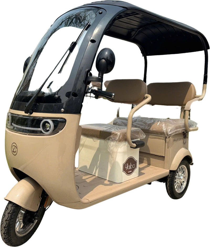 xe điện 3 bánh Yabo Q5 2025 có mái che