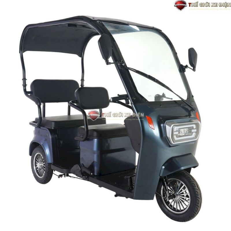 xe điện 3 bánh Yabo có mái che thế hệ mới
