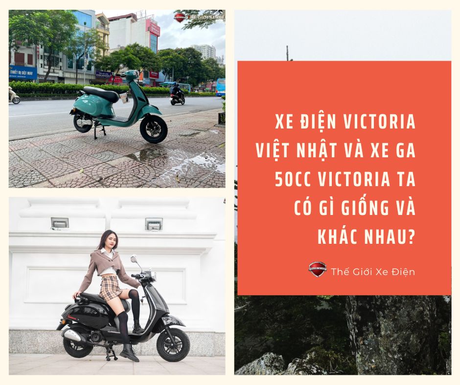 xe điện Victoria Việt Nhật và xe ga 50cc Victoria TA