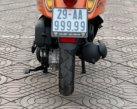 Hình ảnh minh hoạ biển số xe 50cc thành phố Hà Nội