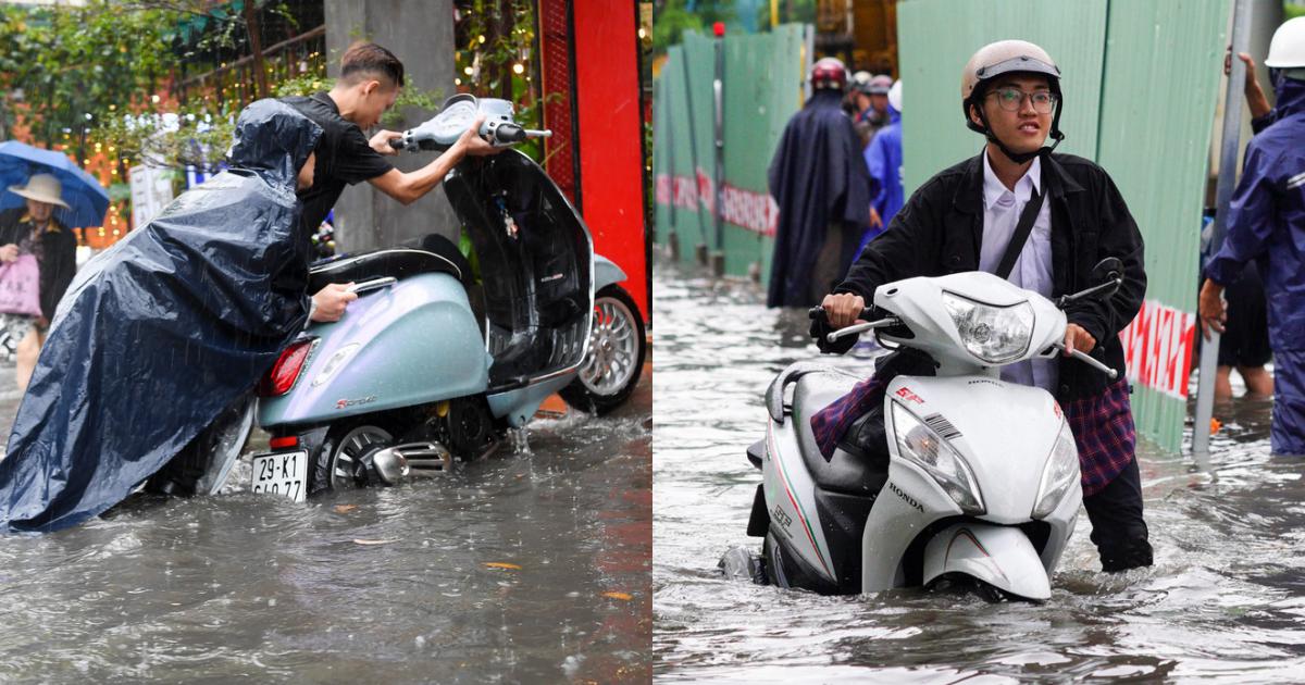 Cách xử lý xe điện không ga được khi đi trời mưa