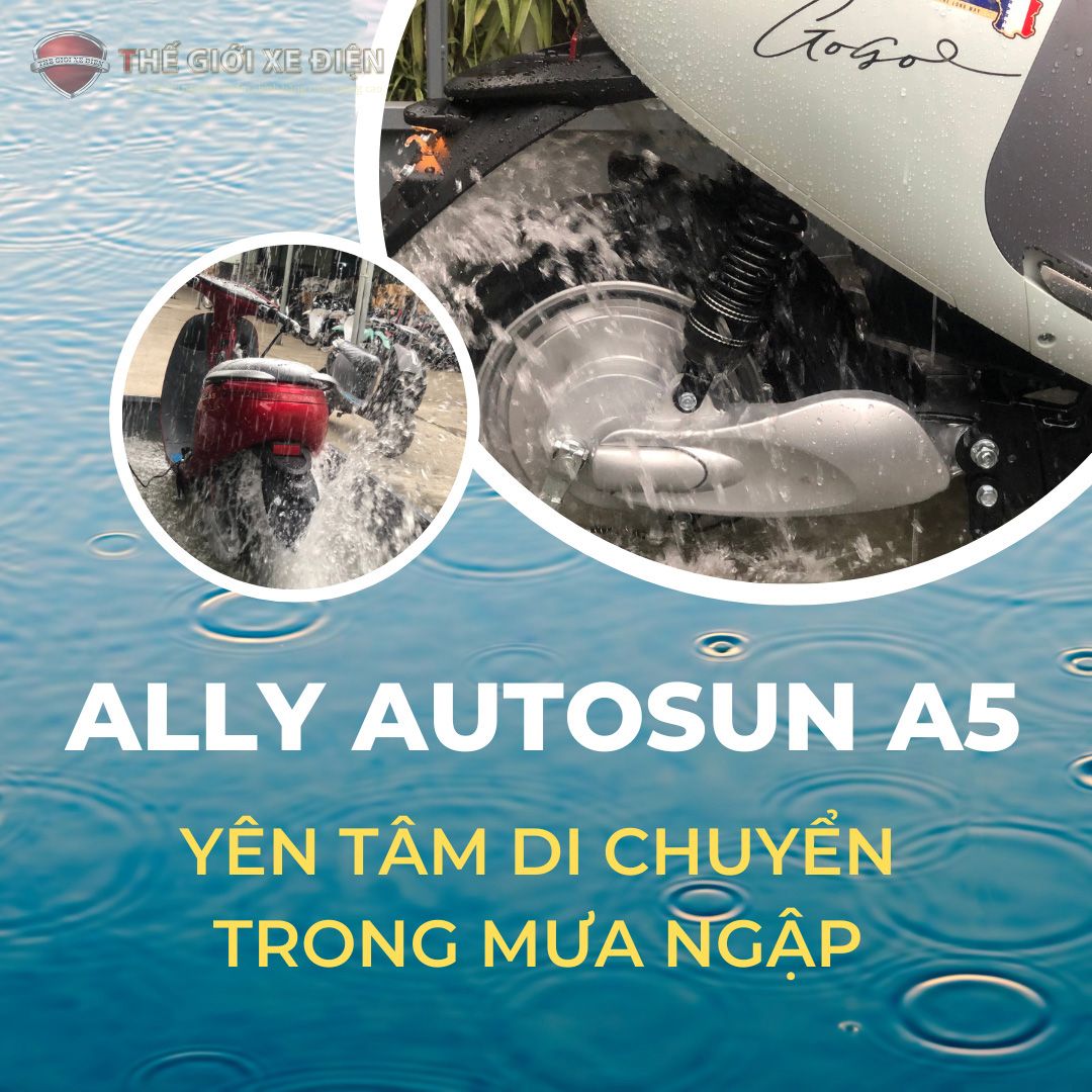 Xe máy điện Ally Autosun A5 2023