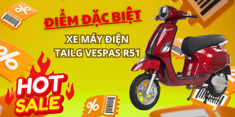 Xe máy điện Tailg Vespas R51