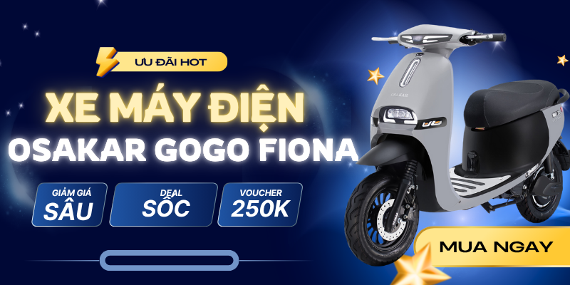 xe máy điện Osakar Gogo Fiona