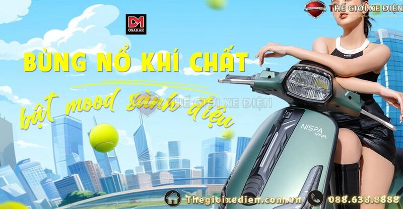 xe máy điện Osakar Nispa Viva