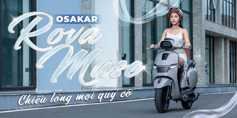 xe máy điện Osakar Rova