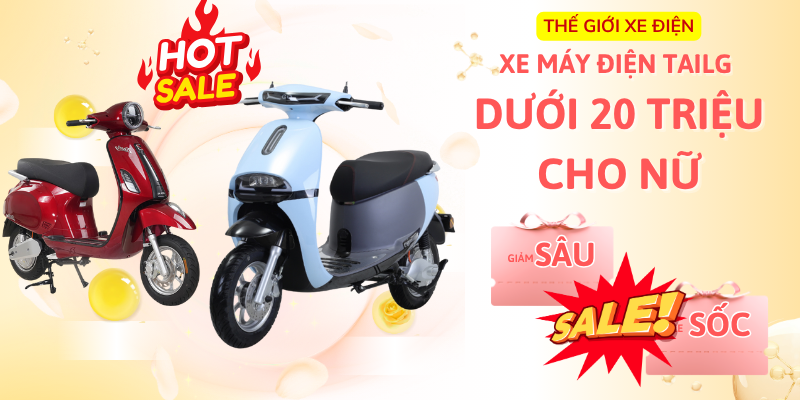 xe máy điện Tailg dưới 20 triệu cho nữ