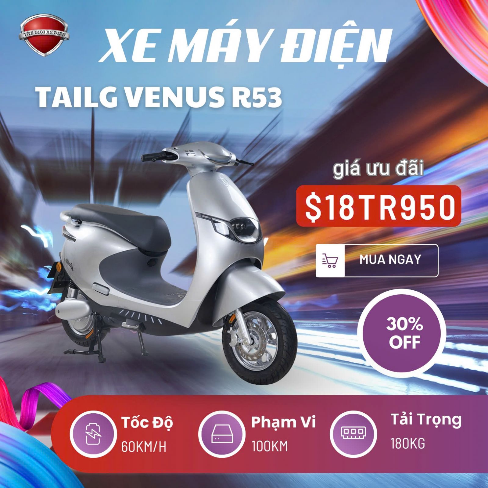 Xe máy điện TAILG R53