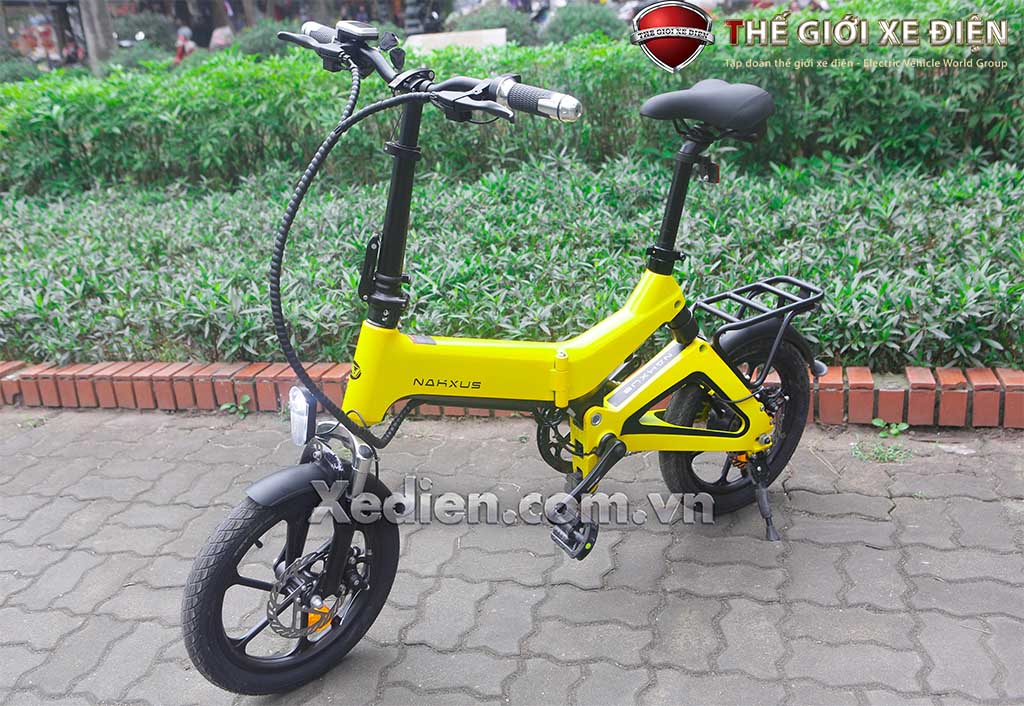 xe đạp điện gấp Nakxus pin lithium