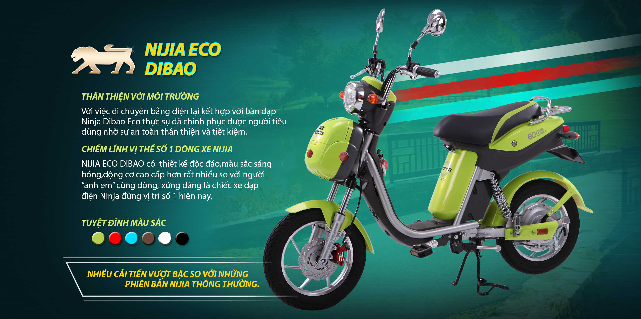 xe đạp điện ninja dibao eco