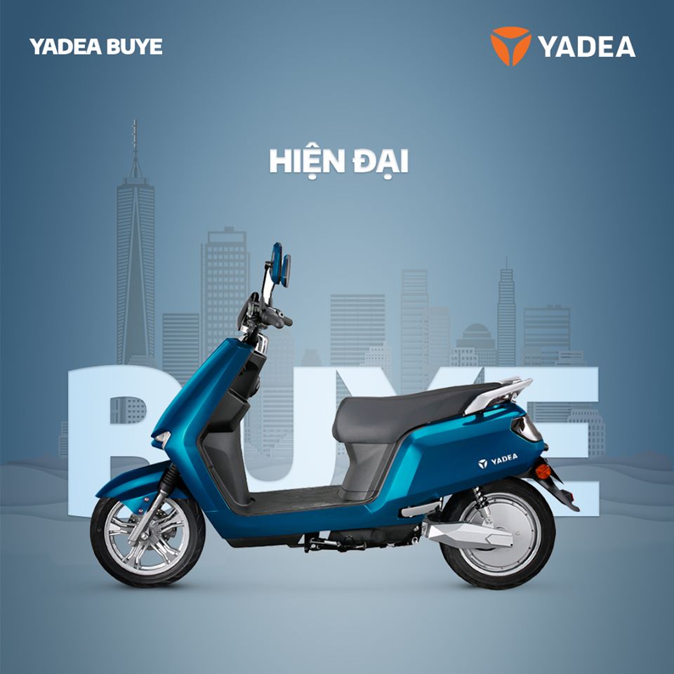 Dáng xe độc đáo xe máy điện Yadea Buye