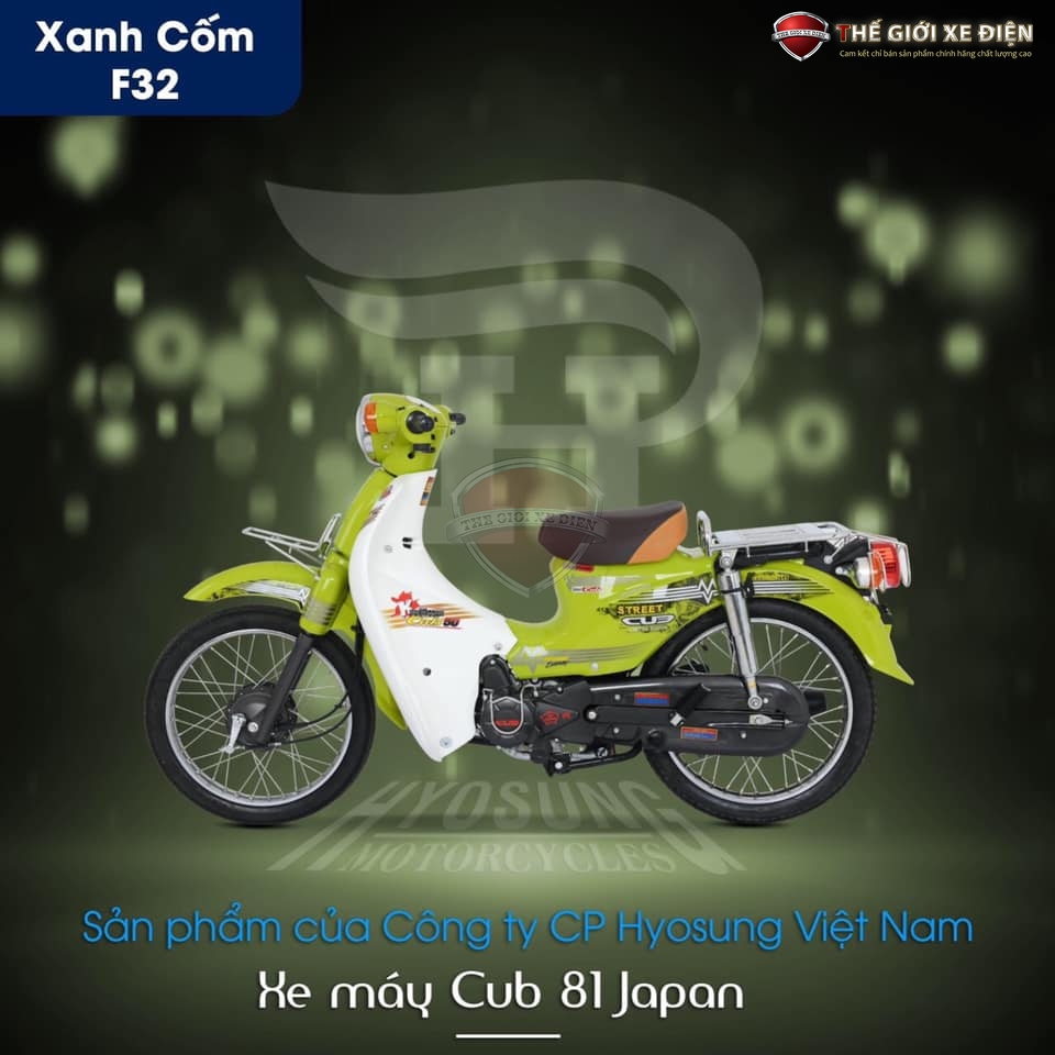 Xe máy 50cc Cub Hyosung Korea 2021 