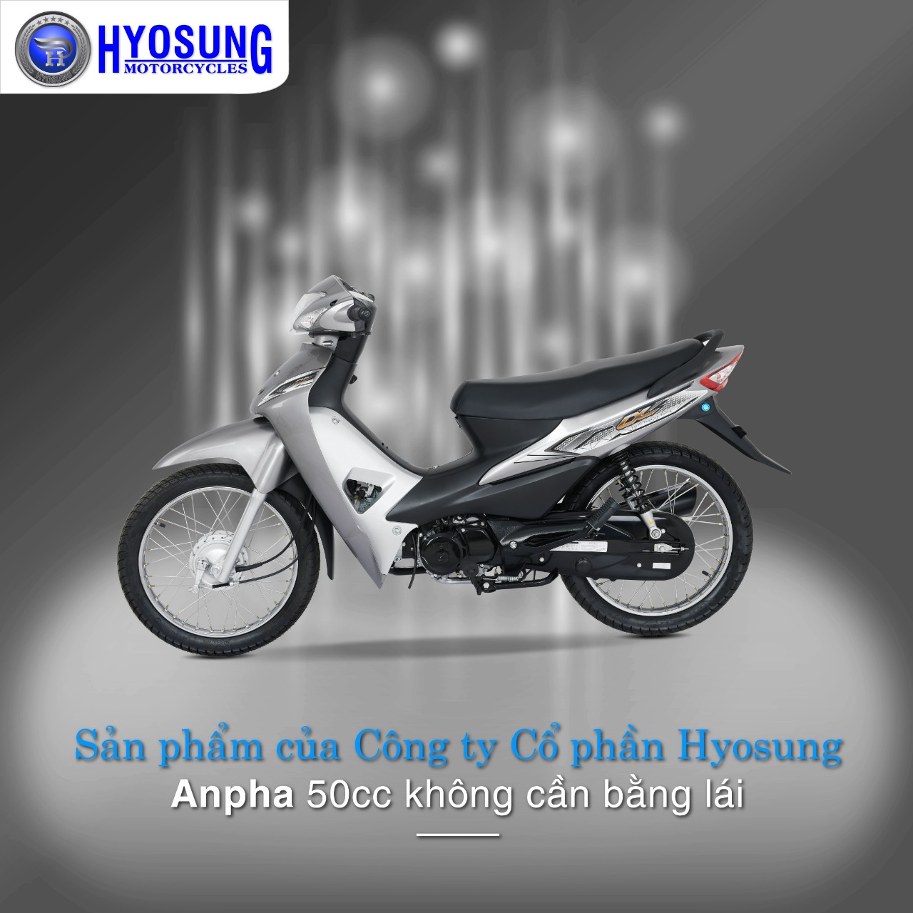 xe máy 50cc Wave Hyosung tiết kiệm xăng