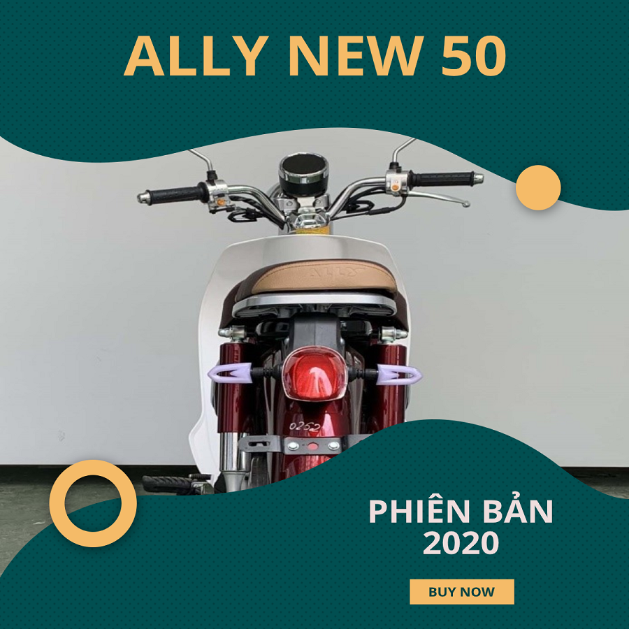 xe máy 50cc Cub new ally korea 2020