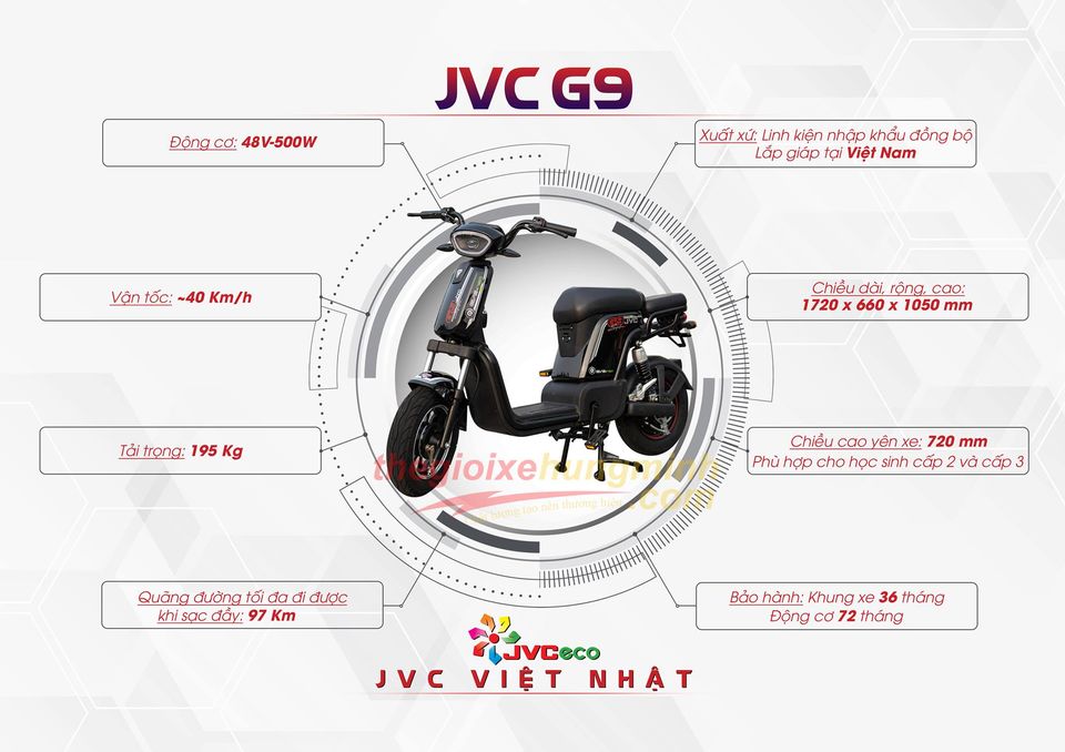 xe đạp điện JVC G9