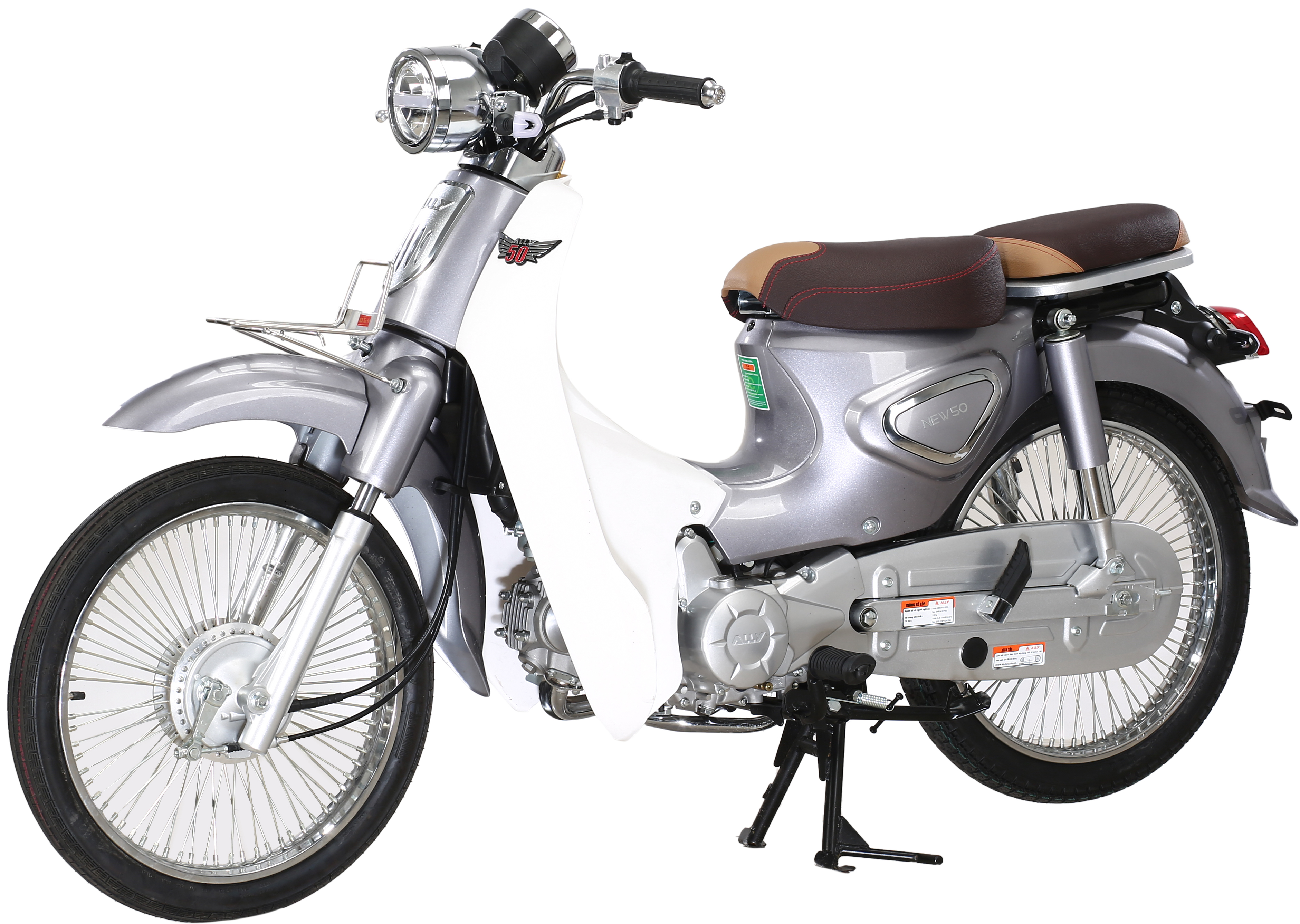 Hướng dẫn lái xe máy 50cc Cub New Ally 2022 sang đường an toàn