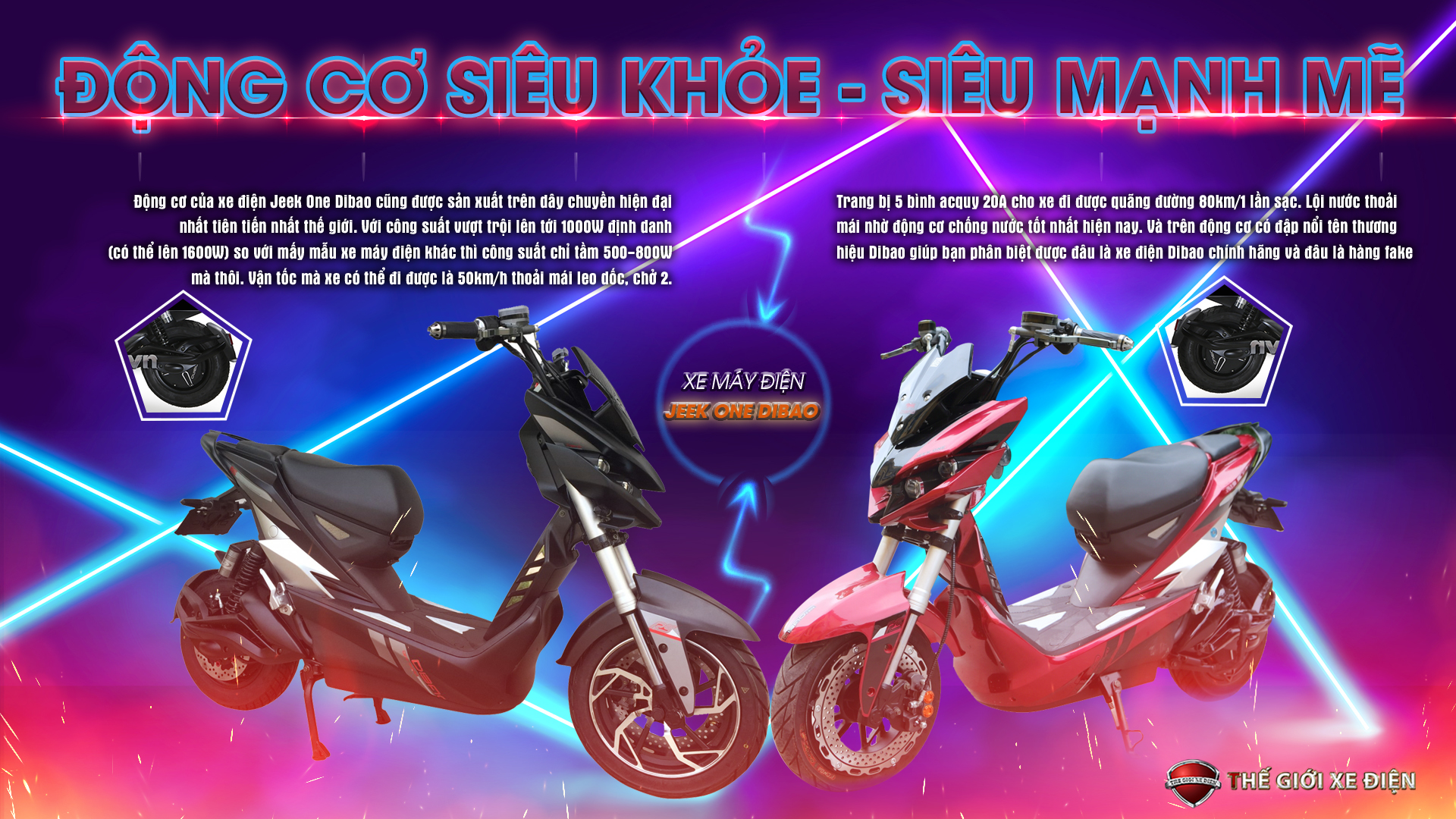 xe máy điện Dibao Jeek One