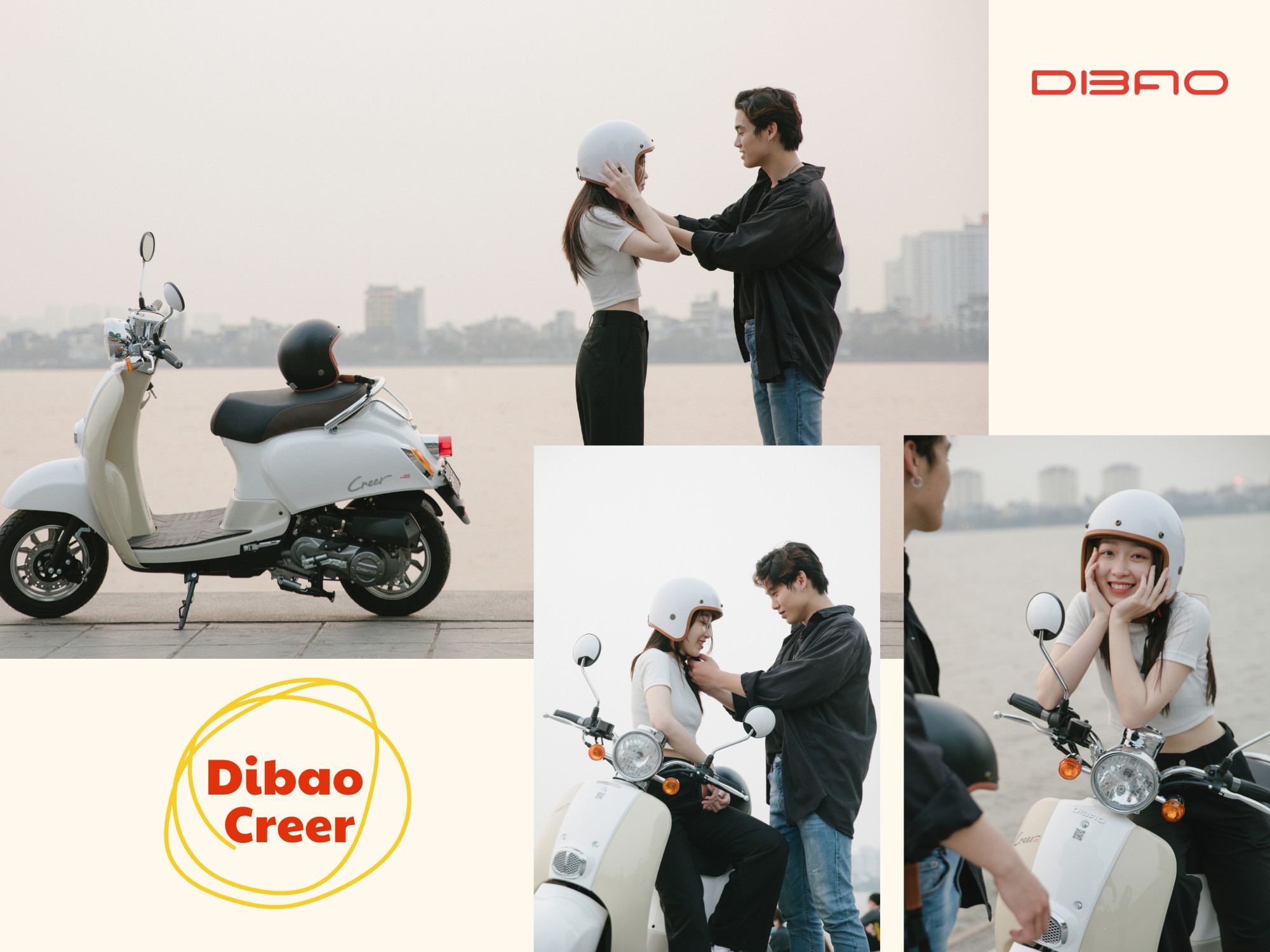 Xe máy 50cc Dibao Creer 2021 phanh đĩa