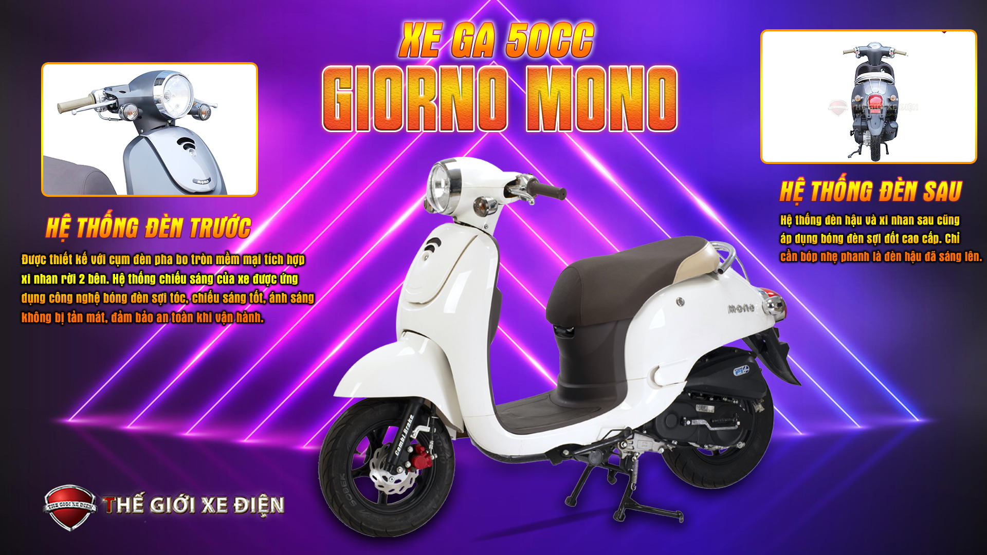 Xe máy Ga 50cc Giorno Mono
