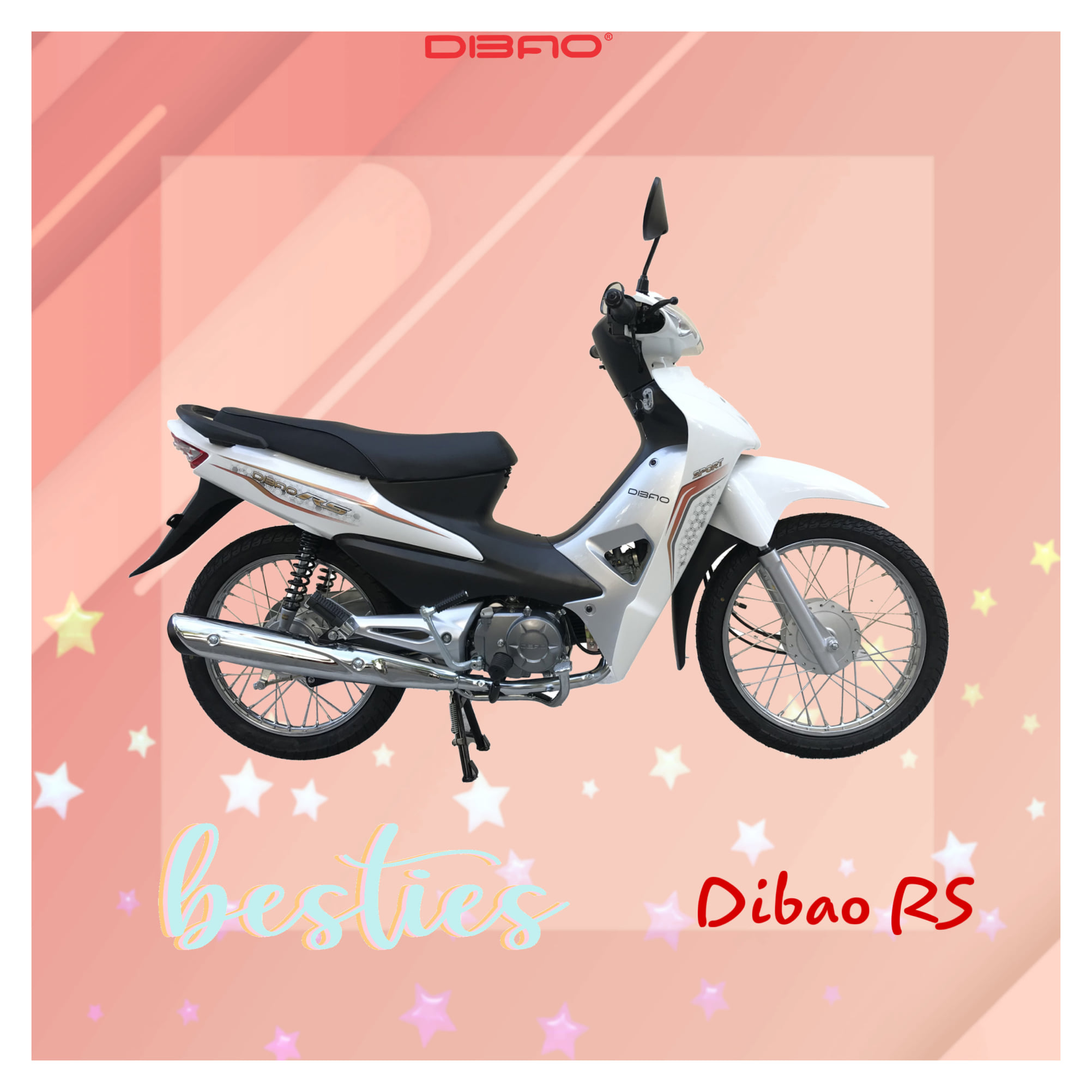 xe số 50cc tốt nhất hiên nay - Wave Dibao RS