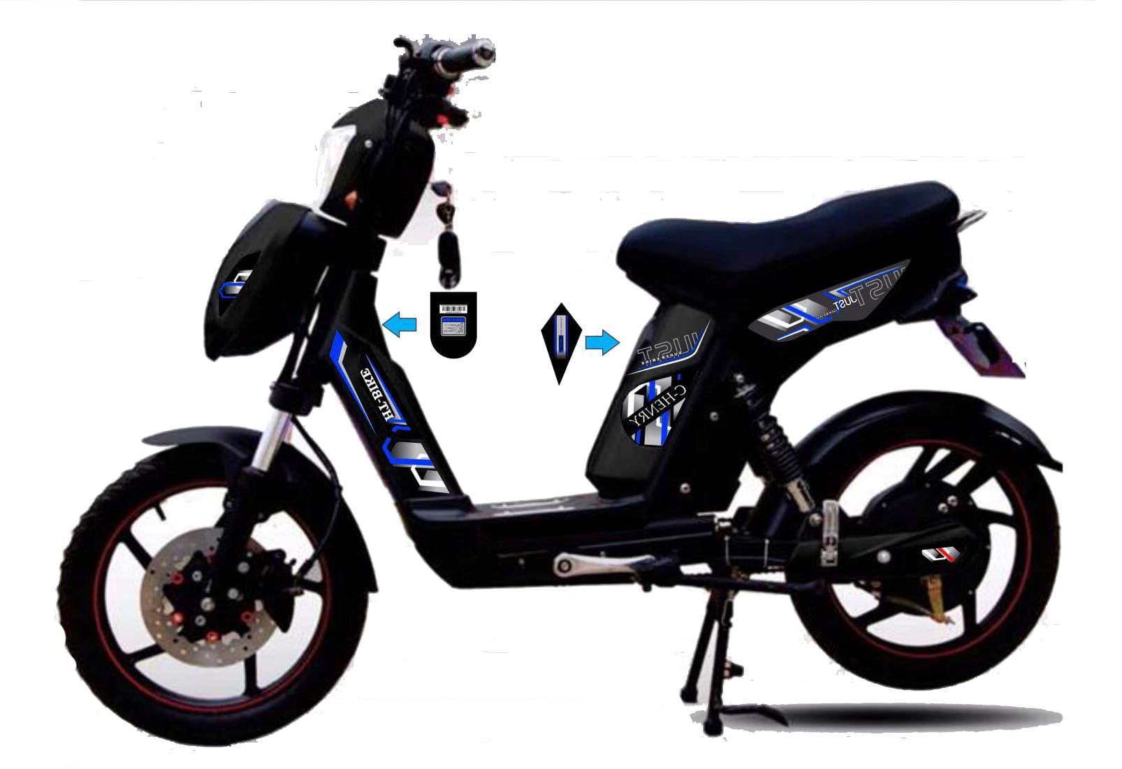 Xe đạp điện JVC Q7  đơn giản hiện đại