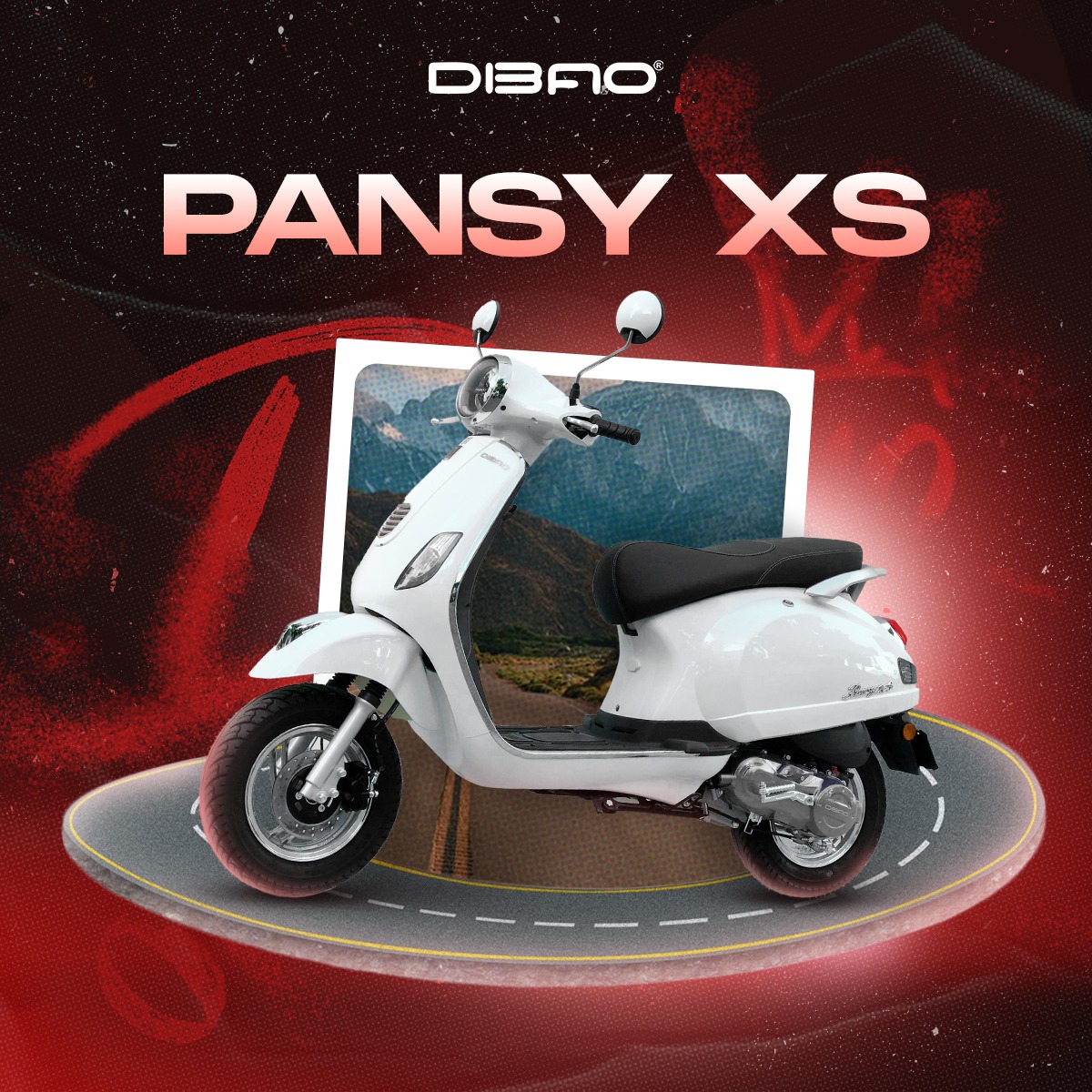 xe máy 50cc kiểu dáng vespa đời mới 2022 - Pansy XS