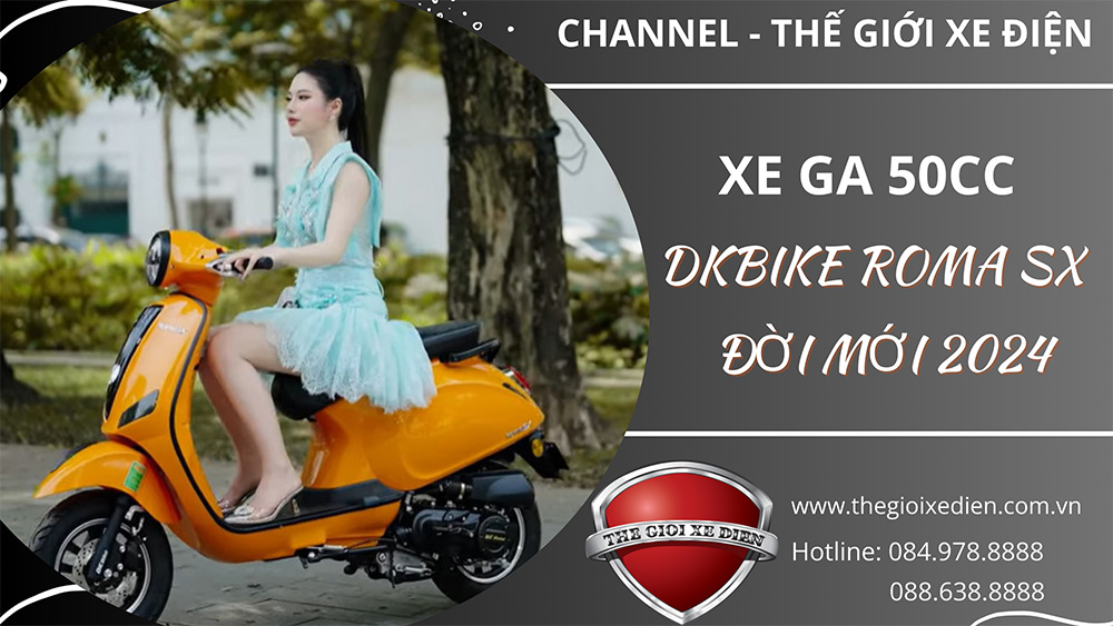 Xe Ga 50cc DK Roma SX Mới Nhất 2024 Chất Lượng Cao