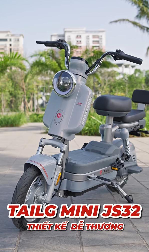 Xe Đạp Điện Tailg Moka JS32 Nhẹ Nhàng Dễ Thương Chuẩn Gu Học Sinh
