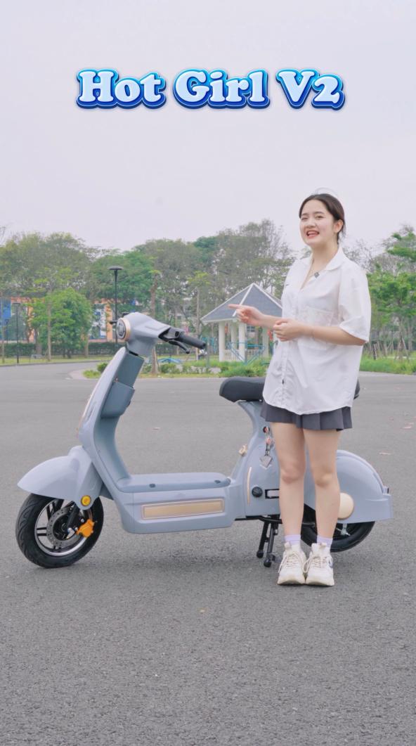 HOT GIRL V2 – MẪU XE ĐẠP ĐIỆN SIÊU XINH CHO NỮ SINH 2025