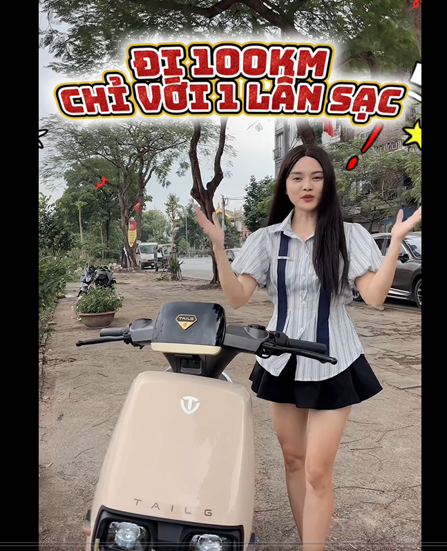 Xe Máy Điện Tailg Power F52 100Km 1 Lần Sac