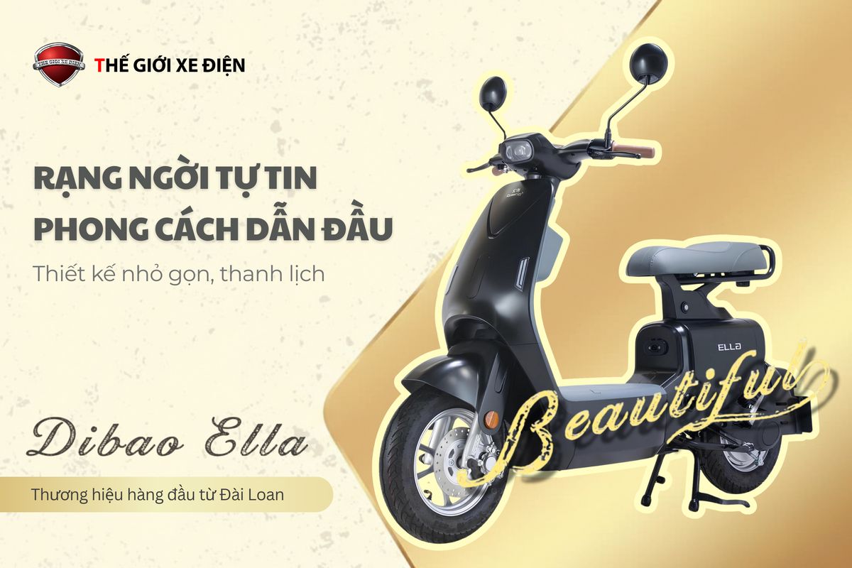 Xe Đạp ĐIện DIbao Ella - Thế Giới Xe Điện