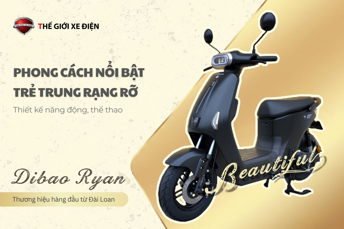 Xe đạp điện Dibao Ryan - Thế Giới Xe Điện
